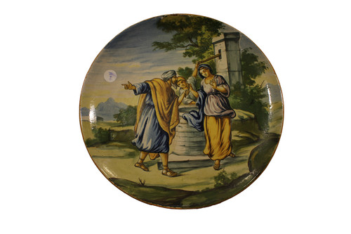 Piatto francese maiolica - francese,