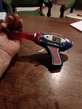 Space Gun Tin Toy Latta Pistola Spaziale E Frizione Funzionante Anni 60-70