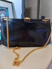 Borsa in coccodrillo Vintage 