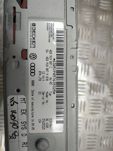 Audi 4f 2006 unità - s6,