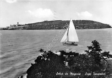Cartolina Magione Lago Trasimeno Vela 1960