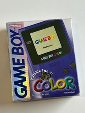 Console Game Boy Color Grape Viola completa di manuali in scatola colore - ottime condizioni!