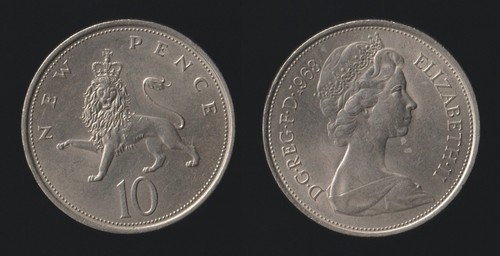 Regno unito new pence 1968 - 10,