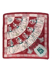 HERMÈS PARIS CLIQUETIS FOULARD DONNA WOMAN SCARF VINTAGE JHF2239