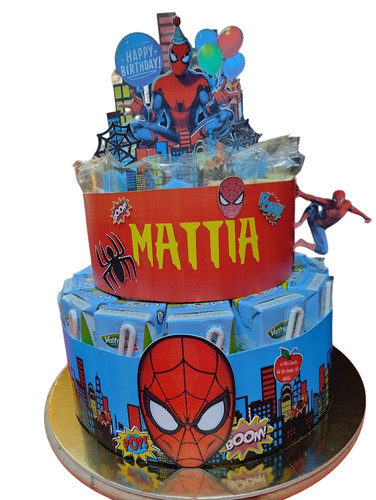 Torta merendine succhi tema - merendine, e