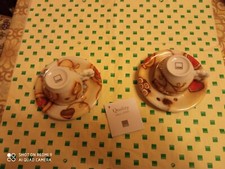 Bellissima coppia di tazzine Thun Club anno 2012 caffè al volo . Pari al nuovo.