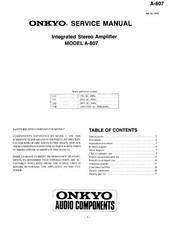 Manuale di servizio - Manuale