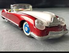 TIN TOY AUTO IN LATTA VINTAGE A FRIZIONE LUCKY OPEN SPORTS CAR MF 787