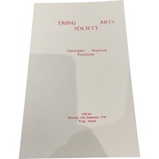 Tring Arts Society Programme
