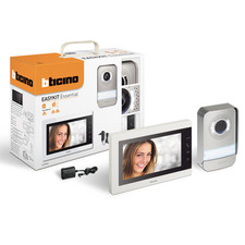 Kit Videocitofono 2 Fili Mono-Bifamiliare BTicino Easykit Essential 317913