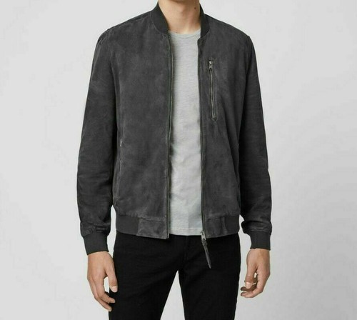 Bomber grigio designer nuovo