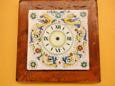 Orologio da parete DERUTA con cornice in legno senza meccanismo