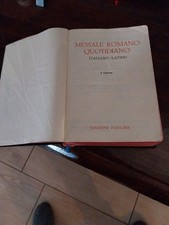 libro messale romano quotidiano -italiano latino ediz,paoline 1965-iiediz