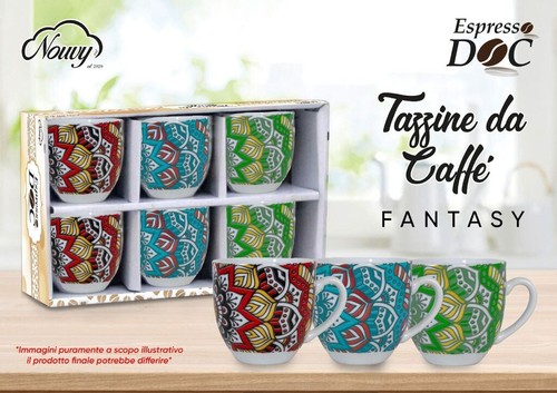 Set servizio tazzine tazze - set, 6