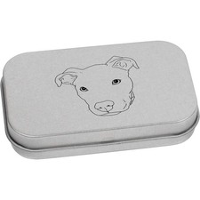 'Pit Bull Terrier' Scatola di latta / immagazzinaggio con cerniera in metallo (TT050586)