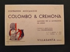 COSTRUZIONI MECCANICHE COLOMBO & CREMONA VILLASANTA MILANO LAVORAZIONE LEGNO