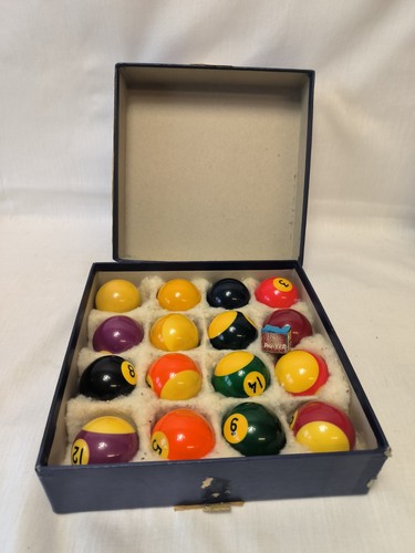 Palline biliardo vintage - da,