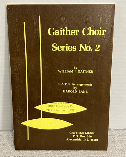 Gaither coro serie spartiti - gaither,