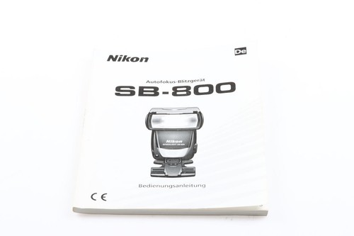 Nikon 800 manuale - sb-800,