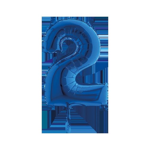 Palloncini mylar numero blu - numero,
