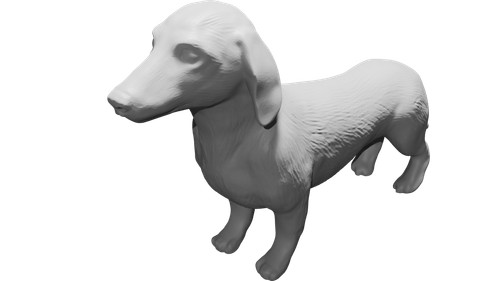 Bassotto cane statuetta - cane,