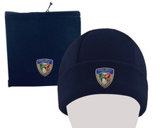 BERRETTO ZUCCOTTO E SCALDACOLLO POLIZIA LOCALE RICAMATO - IN PILE