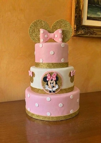 Torta scenografica minnie rosa - scenografica,