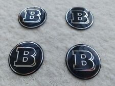 TUNING BORCHIE COPRIMOZZI ADESIVI  4 PZ 56 mm SMART BRABUS NERO