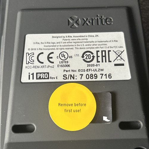 Efi 2000 rite i1pro reve - i1pro,