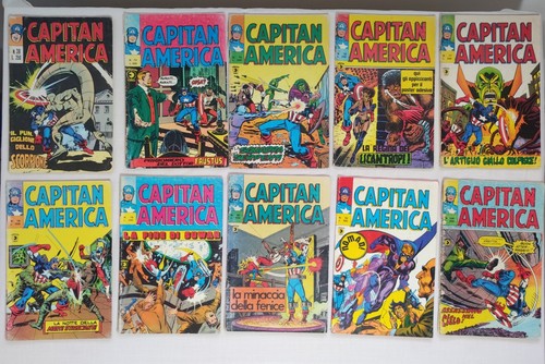 Lotto fumetti capitan america - lotto,