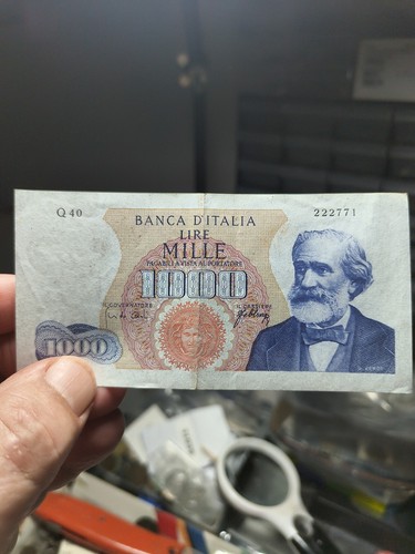 1000 lire verdi tipo - tipo, 1966