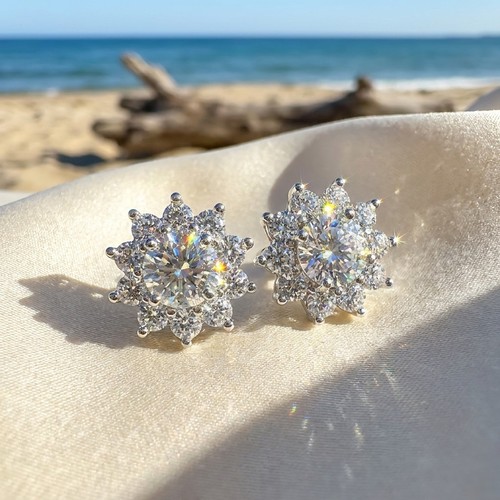 Orecchini punto luce con