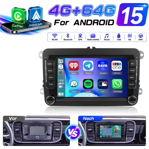 Autoradio android 15 - 4+64,