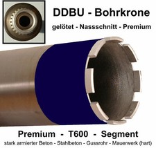 Corona Diamantata Ø 182 MM 5/4 Ddbu Adattatore T600 Cemento Adatto A per Hilti