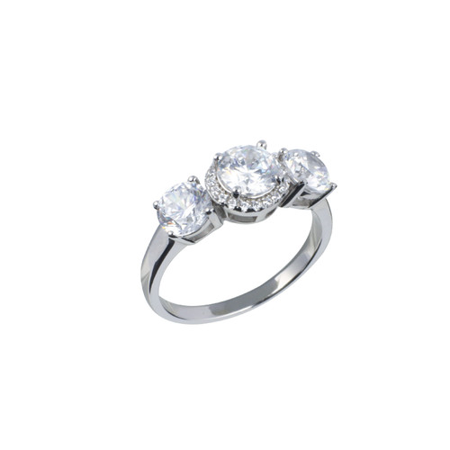 Anello trilogy argento - anello,
