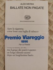 ALDA MERINI – BALLATE NON PAGATE - ED. EINAUDI COLLEZIONE DI POESIA 1995