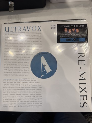 Ultravox the mixes rsd 2026 - ultravox,