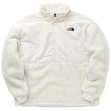 The North Face Platte Pile Alto Pesante 1/4 Zip Pile Gardenia Bianco - XXL