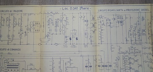 Ferrovie locomotiva 341 - locomotiva, d.341