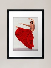 Ballerina di flamenco stampa
