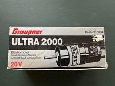 Motore elettrico Graupner Ultra 2000 20 V - usato, con scatola originale - rarità
