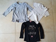 lotto 1286b stock 3 magliette bimba bambina T-shirt 7-8 anni