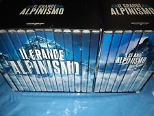 RARA OPERA COMPLETA IN DUE BOX COFANETTI 22 DVD IL GRANDE ALPINISMO GAZZETTA