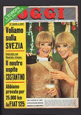 OGGI 1/1968 KESSLER ROMINA POWER DON BACKY DONYALE LUNA MARY POPPINS ANASTASI 