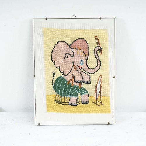 Quadretto punto croce elefante - punto,