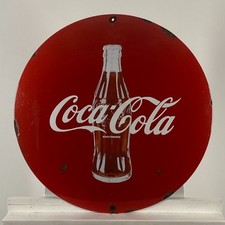 Insegna smaltata Coca-Cola -