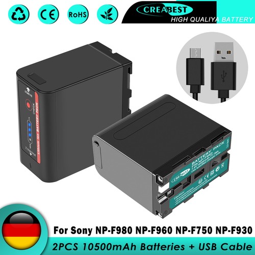F980 f990 batteria - 2x, np-f990