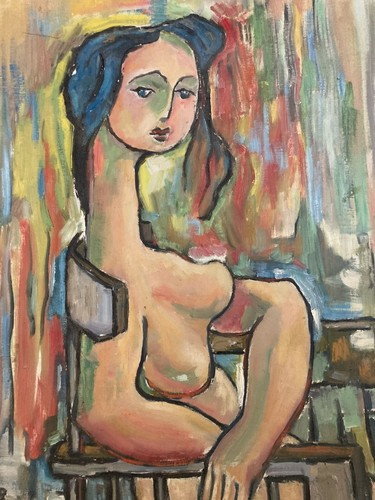 Dipinto donna cartone cubista - donna,