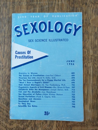 Sexology magazine june 1956 - magazine,