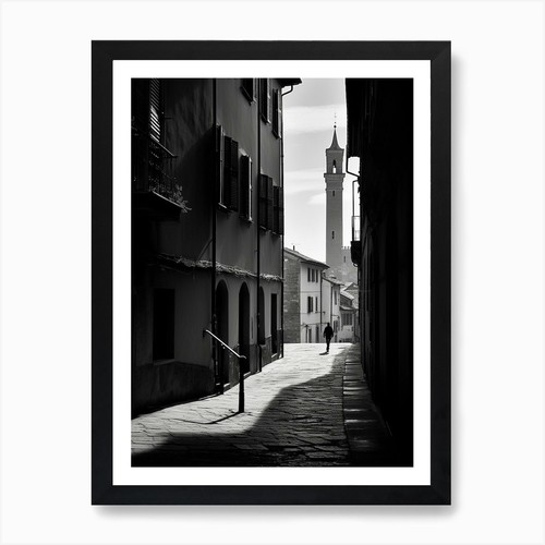 Bergamo italia bianco e - bergamo,, nero